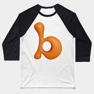 Liquid Type Letter B Baseball T-Shirt